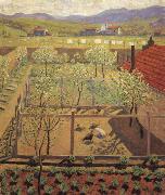 Dario de Regoyos The Chilcken Coop oil painting